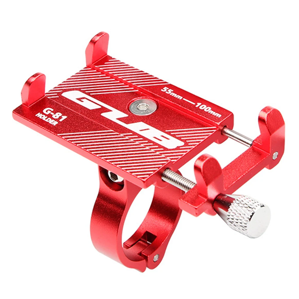 

Phone Holder Adjustable Clip Handle Mount Firmly Aluminium Alloy Shockproof Four Claws Practical Bike Anti Slip Accessory