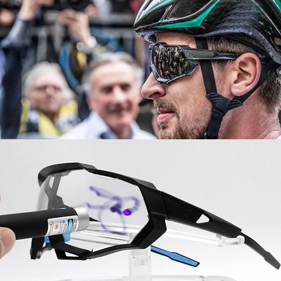 Photochromic Cycling Glasses Men Women Outdoor Sports MTB Bicycle Bike Run Sunglasses Goggles Discoloration Road Bike Eyewear