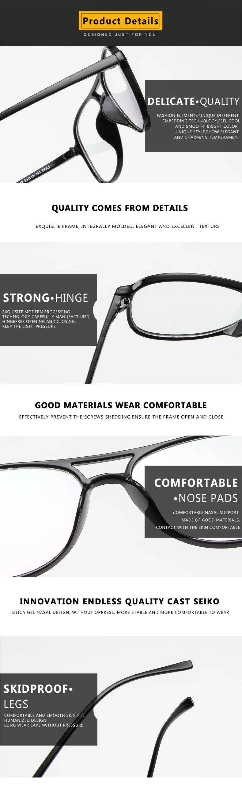 KOTTDO квадратные мужские очки с оправой, прозрачная оправа для очков, мужские и женские ретро очки для чтения, художественные компьютерные очки, оправа