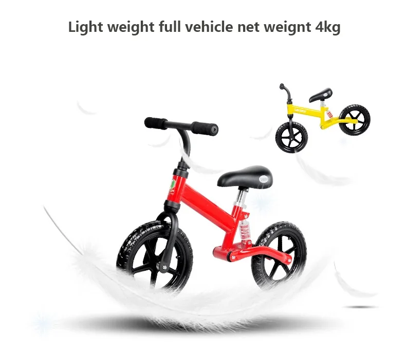 Младенческий Сияющий детский велосипед с доп. балансом Детский самокат баланс игрушки для катания автомобиля для 2-3-6 лет ходунки младенца