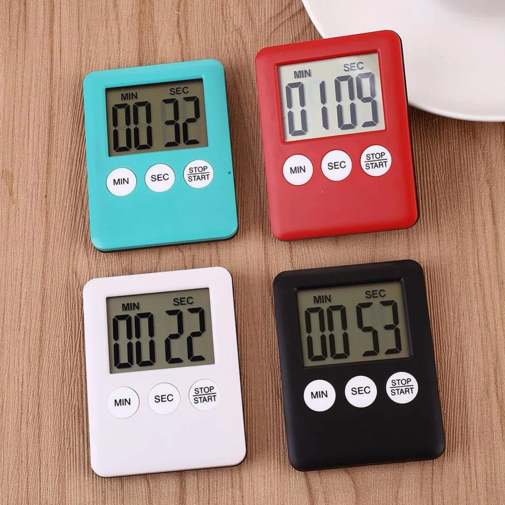 Digital LCD Large Kitchen Time Counter Cooking Alarm Run Timer