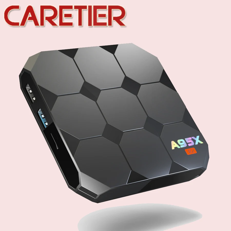 1 шт. A95X R2 Android 7,1 Smart tv Box Amlogic S905W четырехъядерный процессор Cortex A53 2G ram 16G rom телеприставка