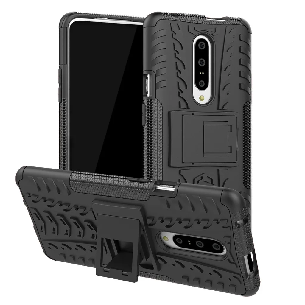 

8 Colors Phone Case Suitable For One Plus 7 6.5 Inch Rugged Case Shock-ProofHybrid Bracket Protection Cover #LR3