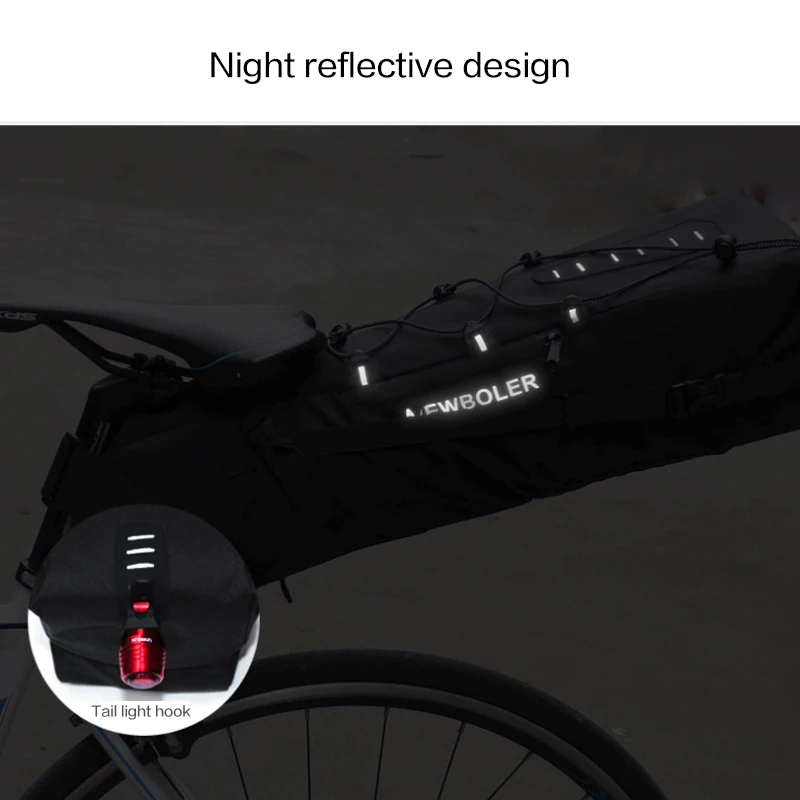 

12L Nylon Handbag Muti-function Large Capacity Waterproof Bicycle Bag for Riding
