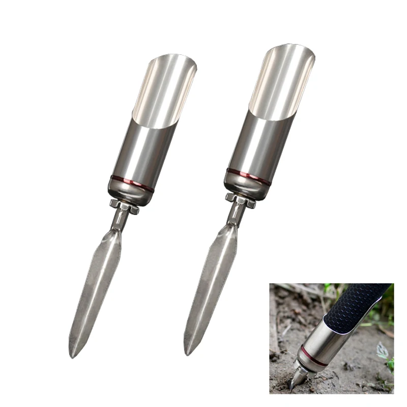 

2Pcs/Lot High Quality Adjustable Ultralight Stainless Steel Stand Portable Fishing Pole Holder Support Fishing Tackle Tools Kits