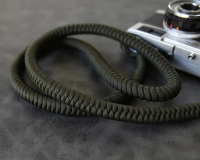 Correia para Câmera Corda de Nylon Mão tecido Camera Shoulder Neck Strap Digital Mirrorless Leica Fuji Canon Nikon Olympus Pentax Sony - Image 4
