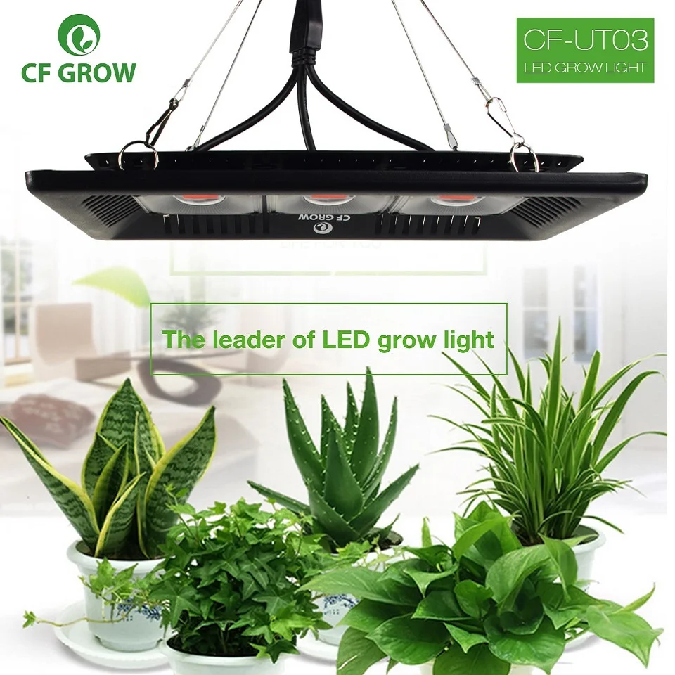 CF Grow COB Led Grow Light ультратонкий водостойкий полного спектра, для теплицы Гидропоника для выращивания овощей и цветения комнатное растение