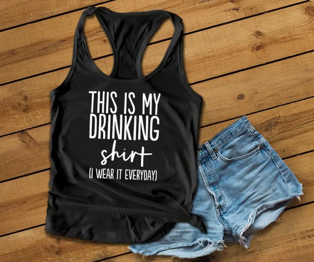 May Contain Wine Tank Top Women Funny Graphic Drinking Shirt Summer Sleeveless Tee Tops