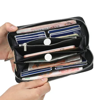 

High Quality Arrival Wallet Men Pu Leather Card Cash Receipt Holder Organizer Bifold Wallet Purse High Quality Card Billetera