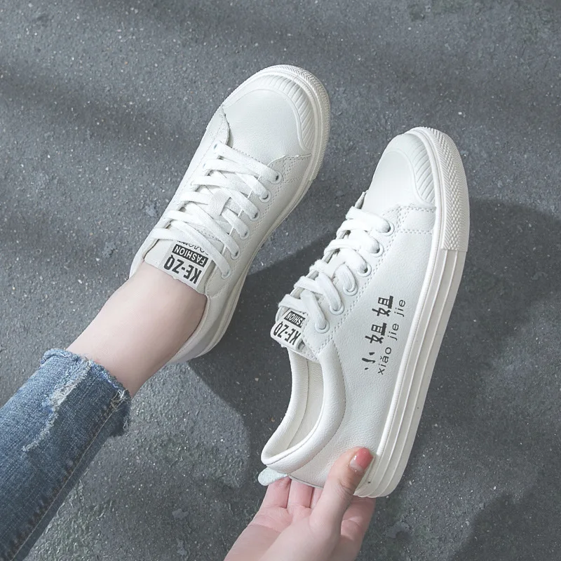 

New shell head small white shoes Korean fashion casual flat women's shoes casual student shoes.
