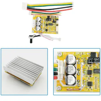 

350W 5V-36V DC Motor Driver BLDC Brushless Controller Wide Voltage High Power
