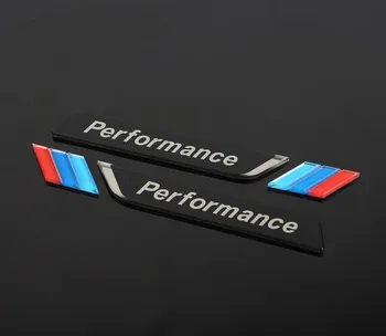 

2pcs/set Car Decoration M Performance Car Decals Car Styling for BMW X1 X5 X6 X4 3series 5series
