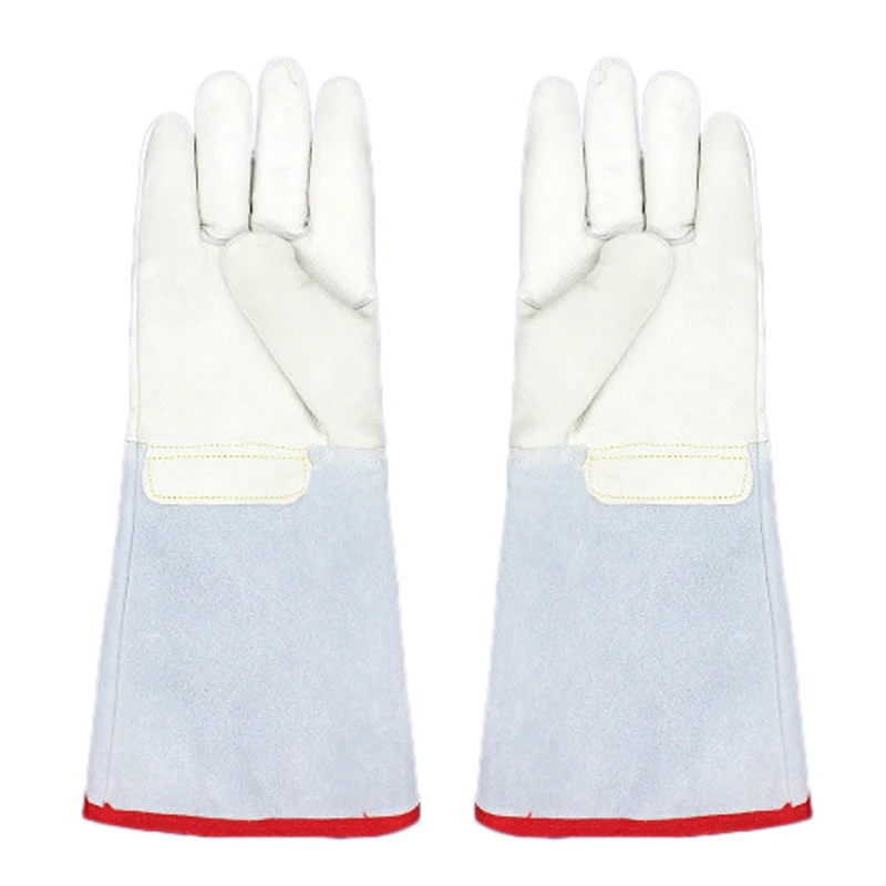1 пара низкотемпературные устойчивые перчатки с жидким азотом холодное хранение заправочные антифриз перчатки лабораторные перчатки от холода