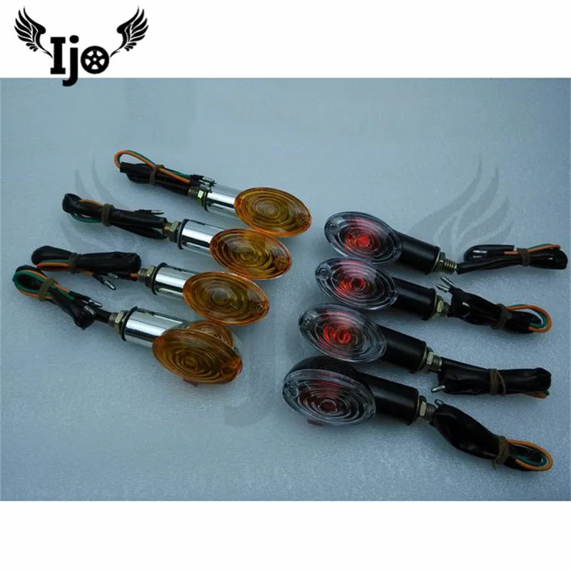 

retro unviersal Refit intermitentes para moto clignotant moto sportster street triple nmax tmax chopper motorcycle turn signal