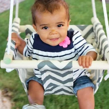 Canvas and Wood Baby Toddler Safety hanging chair swing seat indoor and outdoor toy swing hammock free shipping