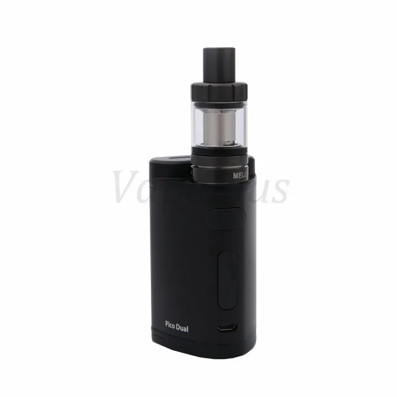 Eleaf istick Pico Dual Kit 2ml MELO III Mini Tank Atomizer and 200W VWTC Pico Dual Box MOD Vaporizer vs iStick Pico 4