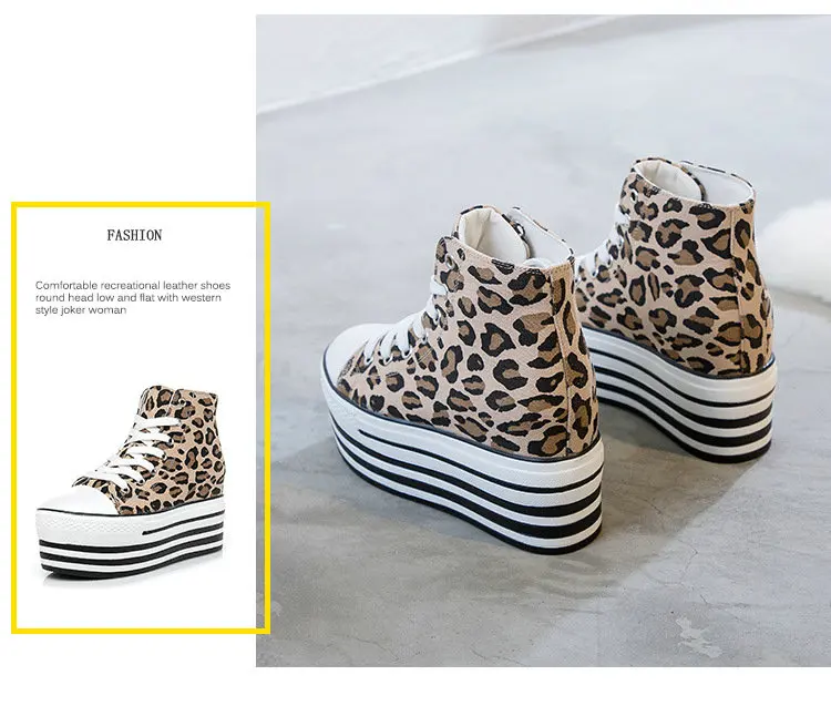 Crescente Sapatos Casuais As Sapatilhas Das Mulheres