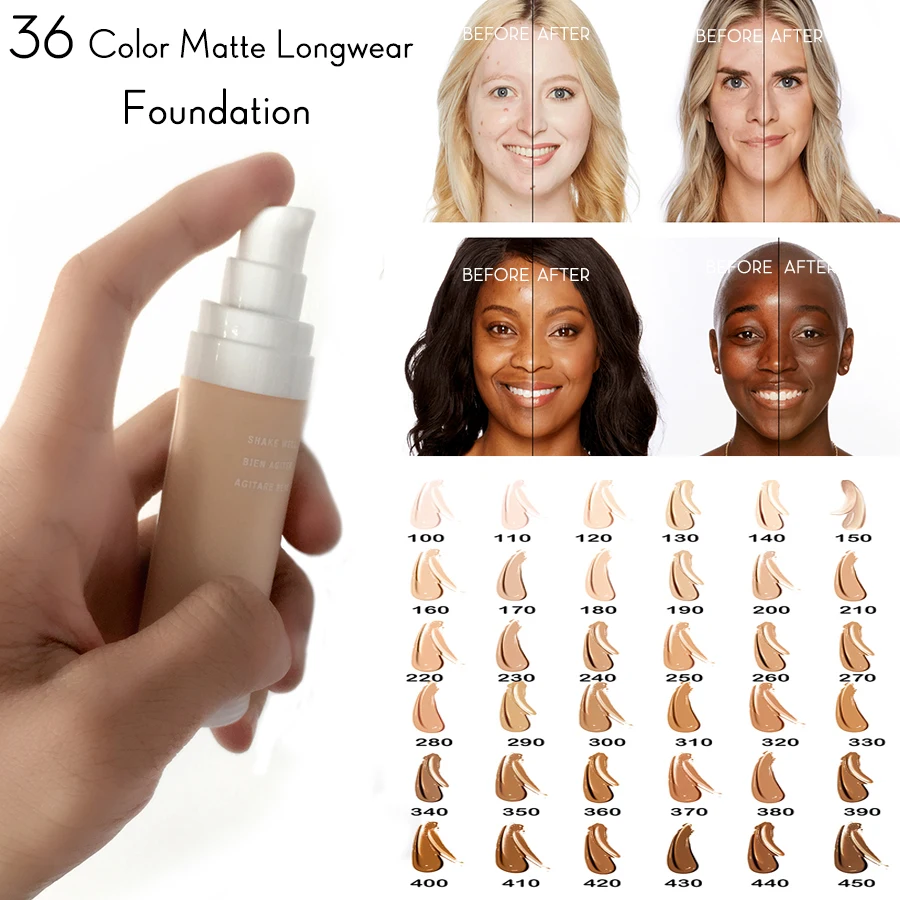 

Face Makeup Base Concealer Cream Liquid Foundation for Eye Dark Circles Facial Cosmetic Full Cover 32ml