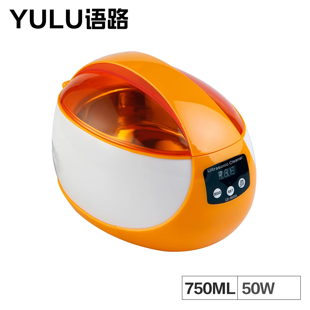 Digital Ultrasonic Cleaner Bath 0.75L Jewelry Watch Glasses CD Ring