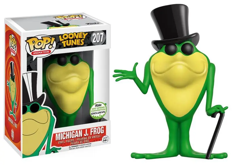

2017 ECCC Exclusive Funko pop Official Looney Tunes Michigan J. Frog Limited Edition Vinyl Figure Collectible Model Toy In Stock
