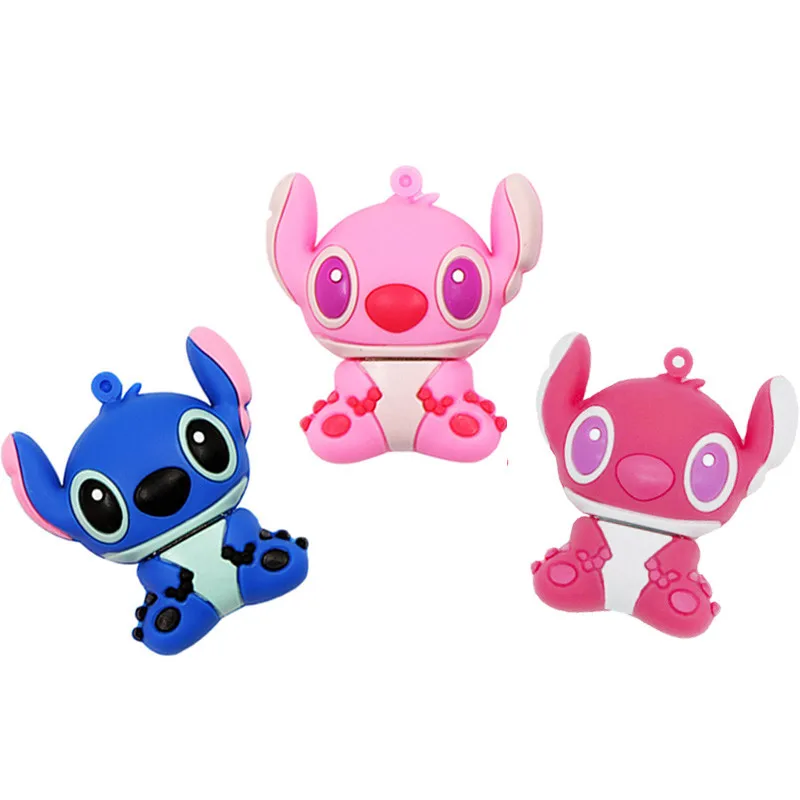 

Cartoon pen drive Stitch usb flash drive 64gb 32gb 16gb 8gb 4gb memory stick pendrive u disk usb key free shipping