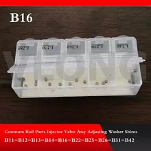 B16(2,28 мм) пружина регулировки колодки Common Rail Инжектор регулировки шайбы прокладки комплекты для ремонта прокладок B16 50 шт./лот