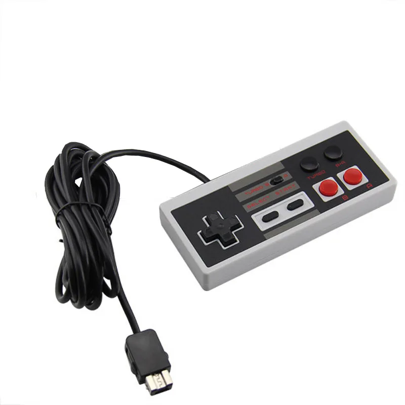 100 шт. в партии для NES Classic Mini Edition Turbo проводной 2,7 м Ретро Джойстик для nintendo для игровой приставки wii Pad