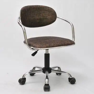 Большой современный простой стиль без подлокотника из цельного дерева компьютерный стул. Домашний вращающийся стул. Стол для обучения стул лифт. 011