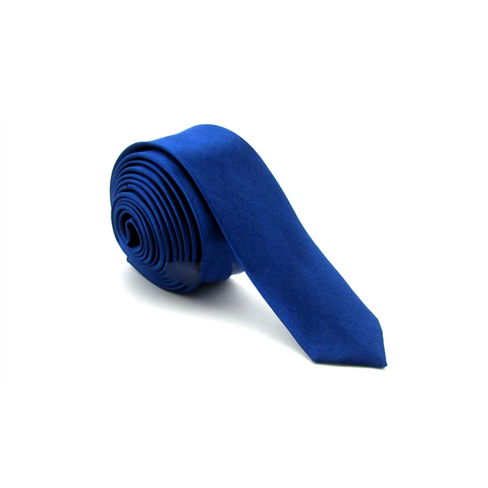 Мужские Для женщин однотонные Цвет 5 см узкие галстук тонкий студент галстуком-бабочкой YYTIE0037 - Цвет: Royal Blue
