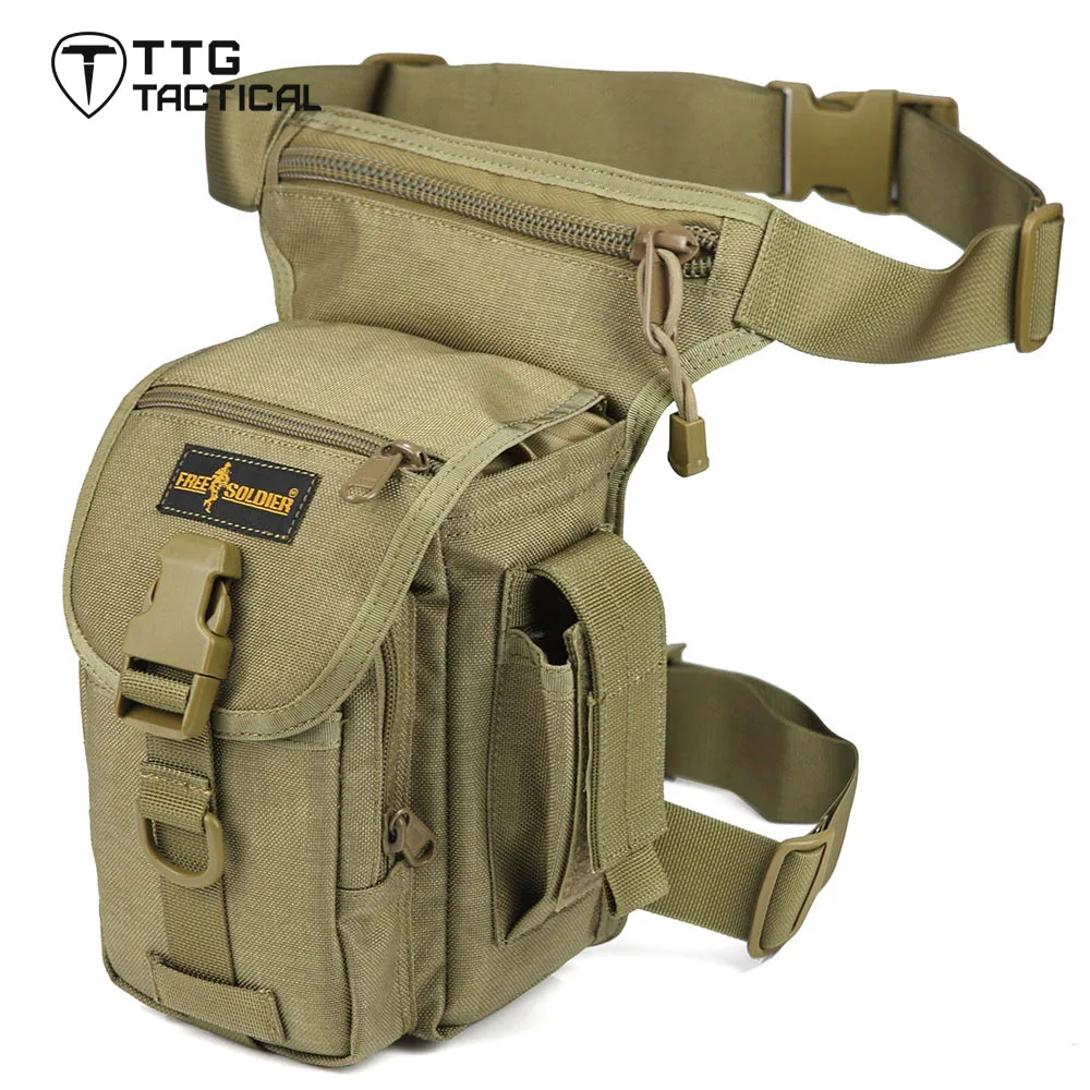 Military Leg Drop Bag Multifunctional Tactics Army Leg Bag Airsoft