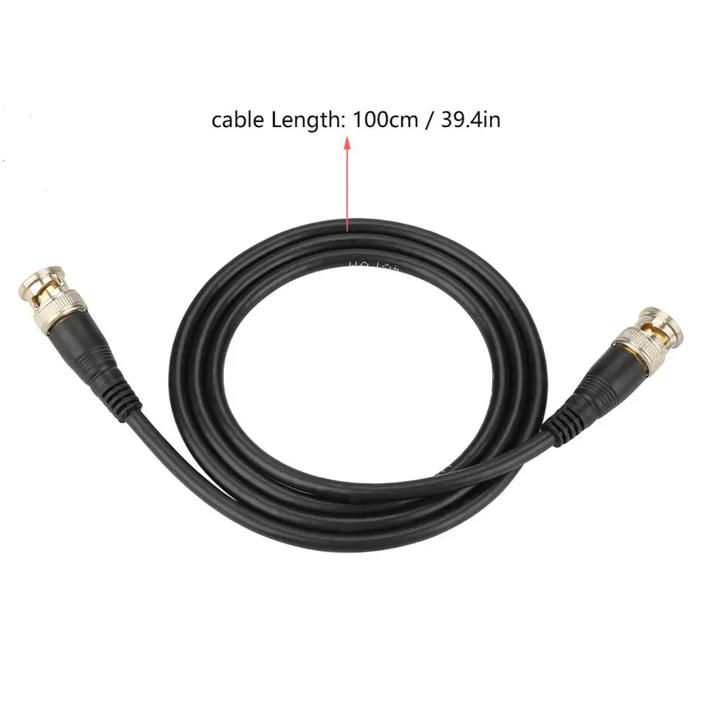 

2PCS/Set P1013 BNC Q9 Male Plug To BNC Q9 Male Plug Oscilloscope Test Probe Cable Lead 100CM BNC-BNC