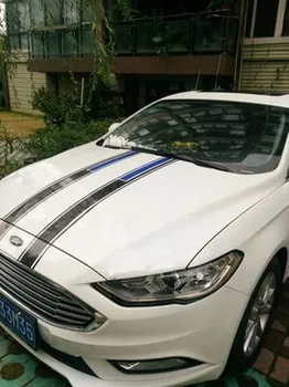 

Car Racing Rally stripes Hood Rear Decals for Mondeo Vinyl Graphics Sticker ZC933
