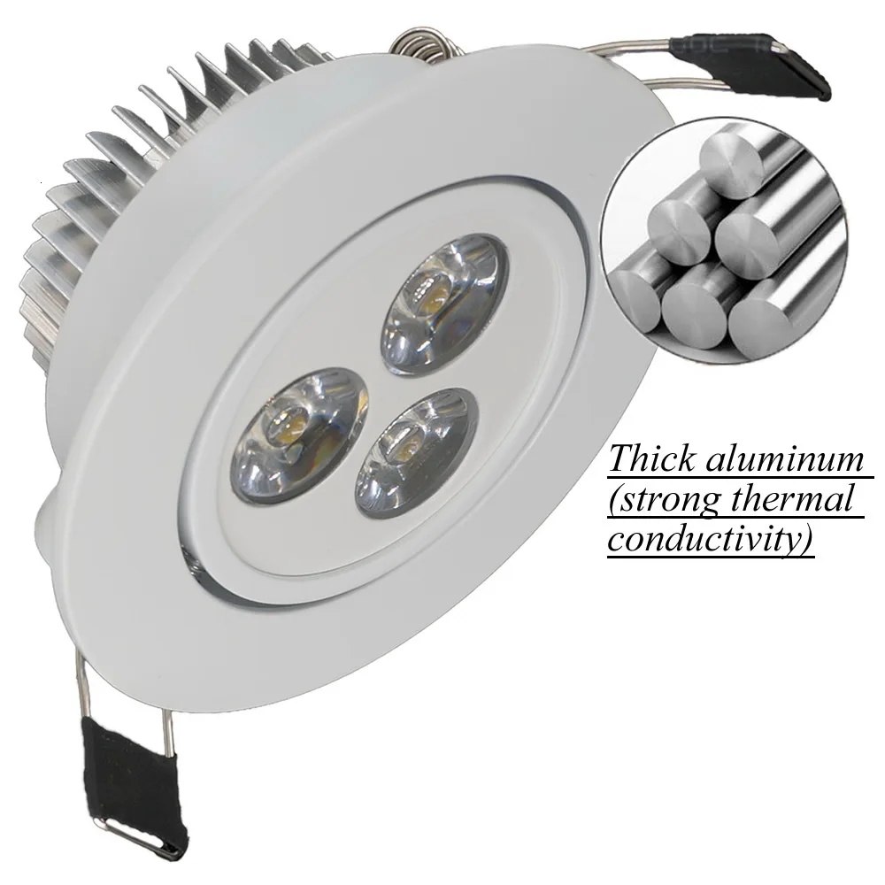 12X9 W 650 люмен 2800 K 3000 LED теплый белый энергосберегающий встраиваемый потолочный