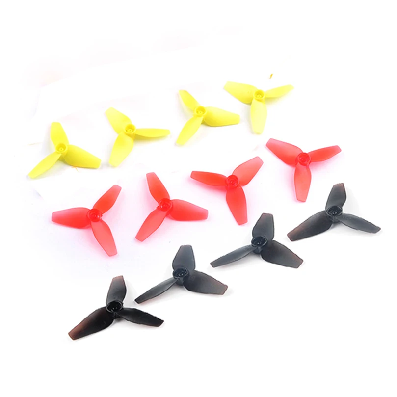

8Pairs/lot CW CCW 40mm 3-Paddle Three Leaf Propellers 1.0mm Axis Aperture for 716 720 8520 Hollow Cup 0603 0703 Brushless Motor