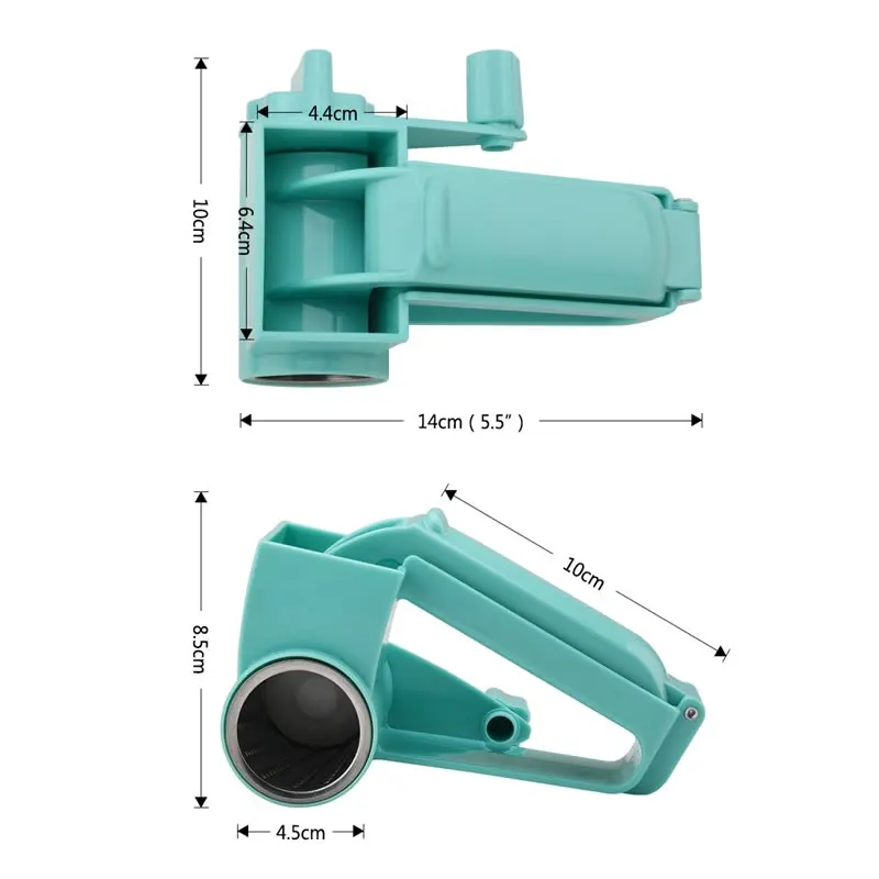 Queentime руководство терка для сыра роторная овощная Терка гаджеты для кухни картофель измельчитель морковки еда измельчитель лезвие из нержавеющей стали