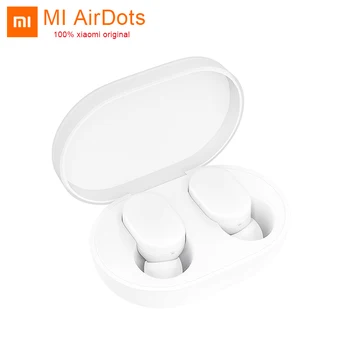 

New Xiaomi AirDots Bluetooth Earphone Youth Version stereo bass BT 5.0 MI Mini Headphones Wireless Headset Earbuds AI Control