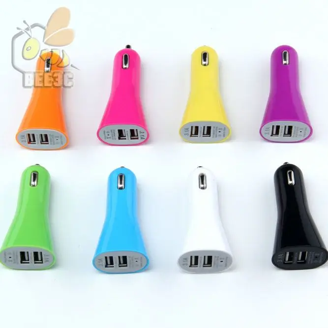 2A HORN TRUMPET CAR charger dual usb FOR apple iphone 6 7 plus 4 4s 5 5s ipod