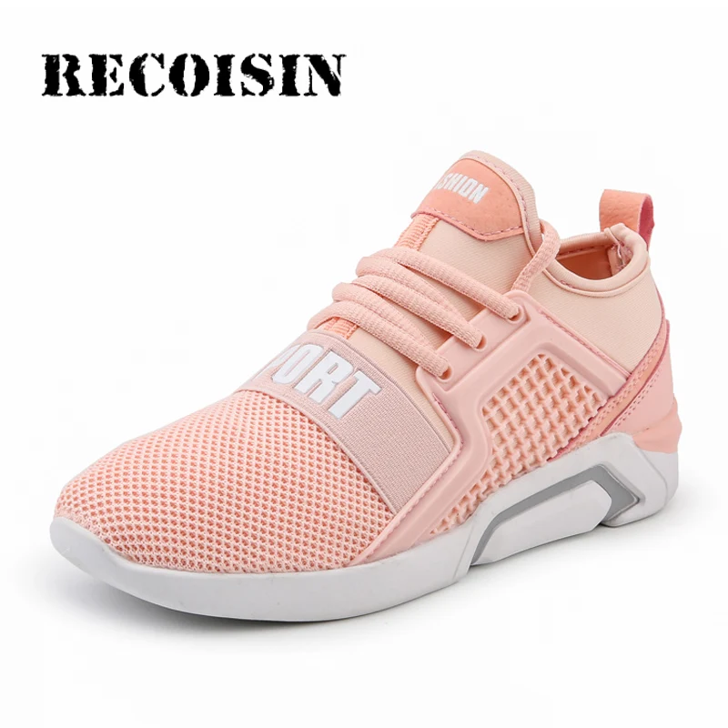 

RECOISIN 2019 Sneakers Women Running Shoes For Woman Sport Lightweight Mesh Walking Jogging Female Sneakers chaussures femme