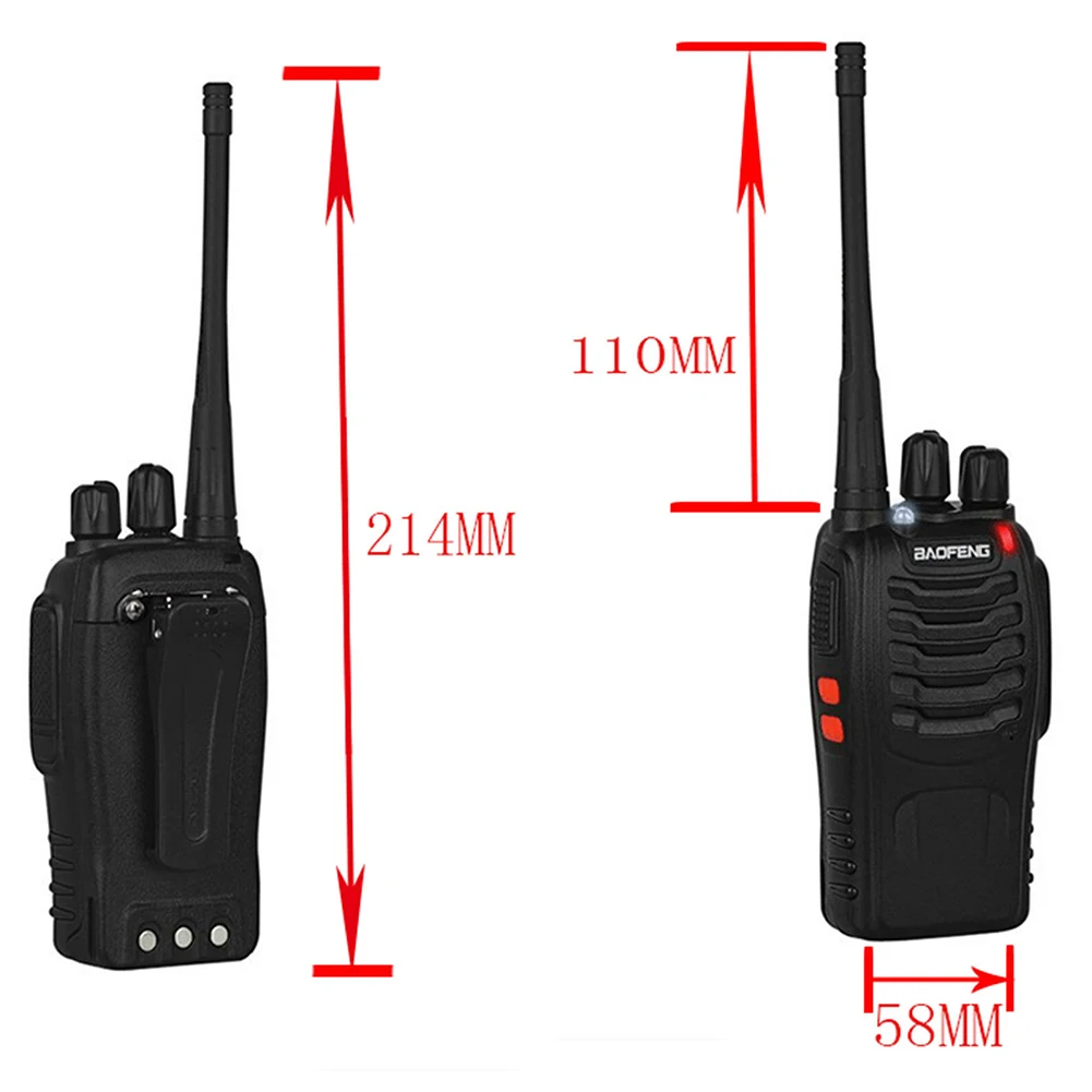 Baofeng BF-888S рация Pofung UHF 400-470MHz 16CH двухстороннее CB радио