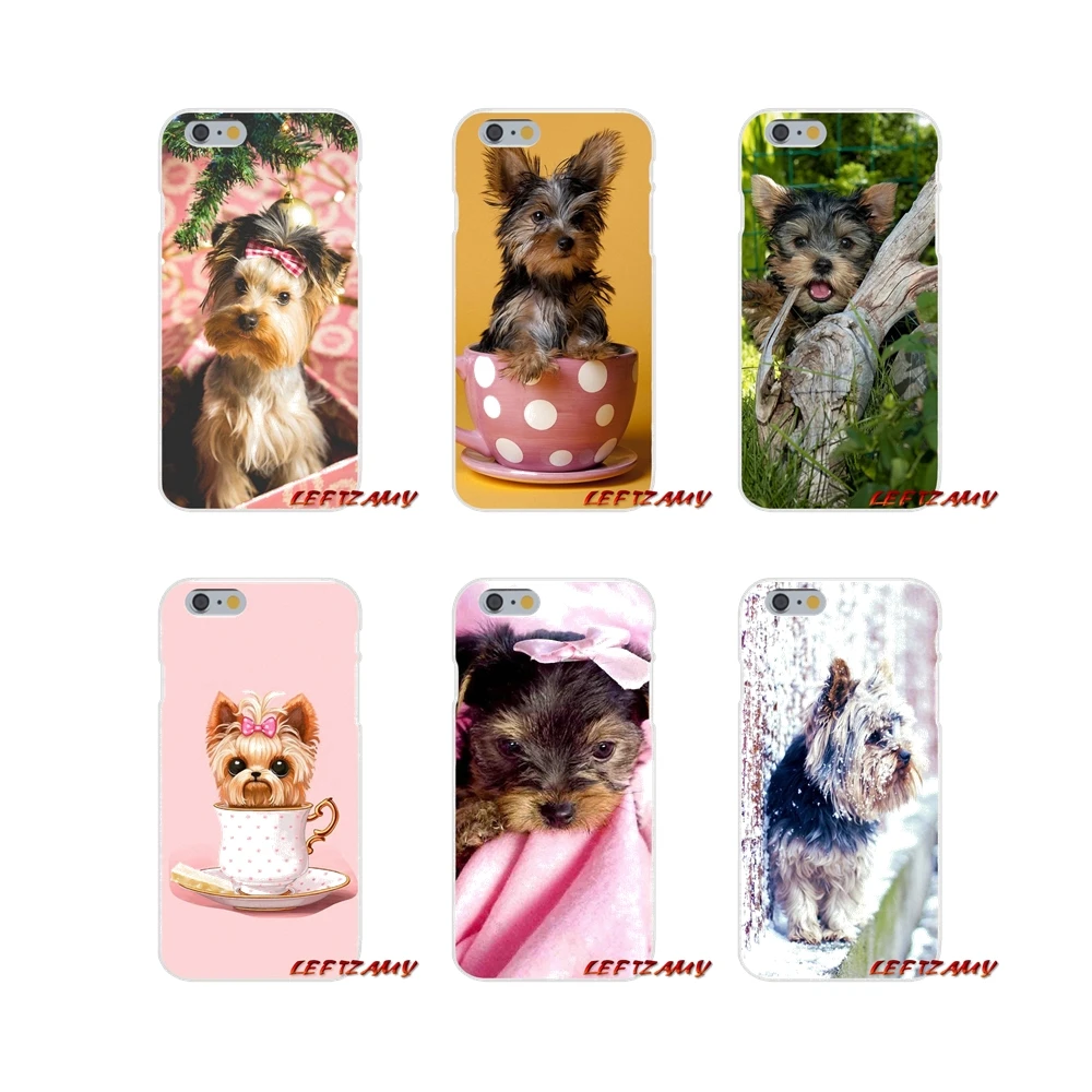 For iPhone X XR XS MAX 4 4S 5 5S 5C SE 6 6S 7 8 Plus ipod touch yorkshire terrier dog puppy Accessories Phone Shell Covers | Мобильные