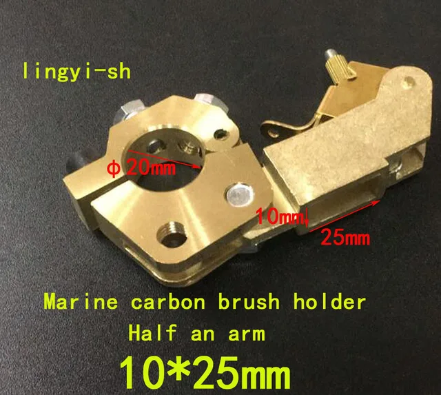 10*25mm Marine carbon brush holder ship's silver graphite carbon brush