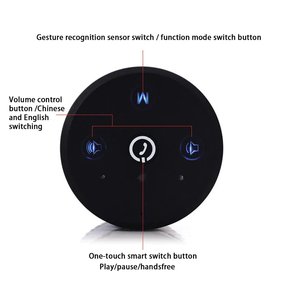 Беспроводной Bluetooth динамик Smart Touch TF карта сабвуфер Портативный Колонка