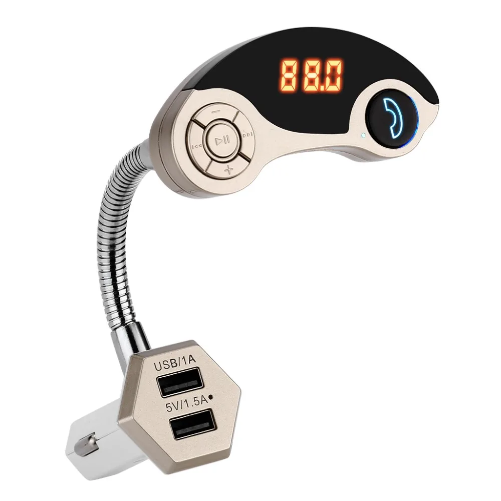 Wireless BluetoothV2.1 Car Kit LED Hands free FM