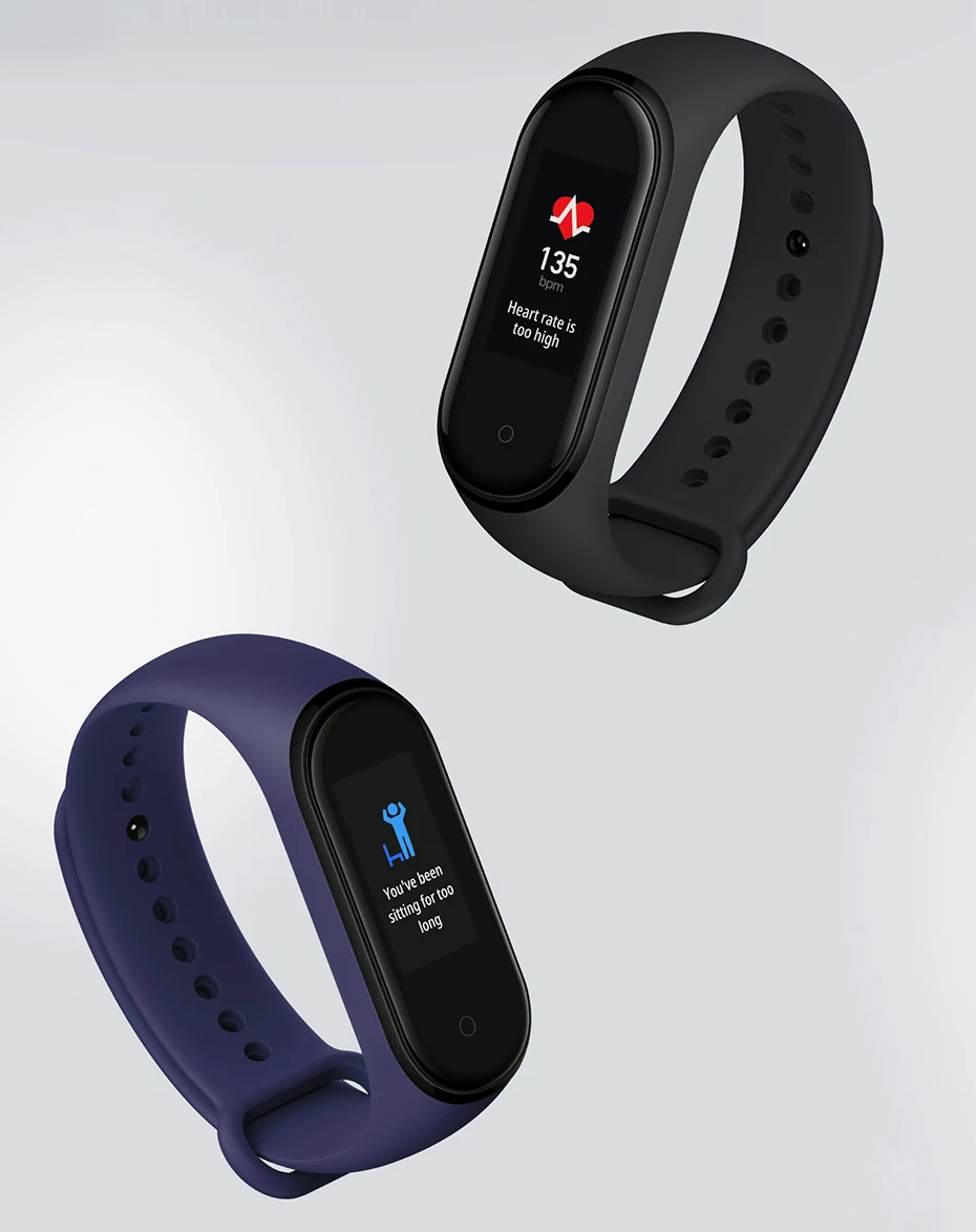 Глобальная версия Xiao mi band 4 mi Band 4 смарт-браслет 3 цвета AMOLEDScreen Smartband фитнес-браслет Bluetooth спортивный смарт-браслет