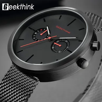 

Top Brand Quartz Watches Men Black Full steel Wrist Watch Calendar Fashion Casual Relogio Masculino Modern Homme Swizerland