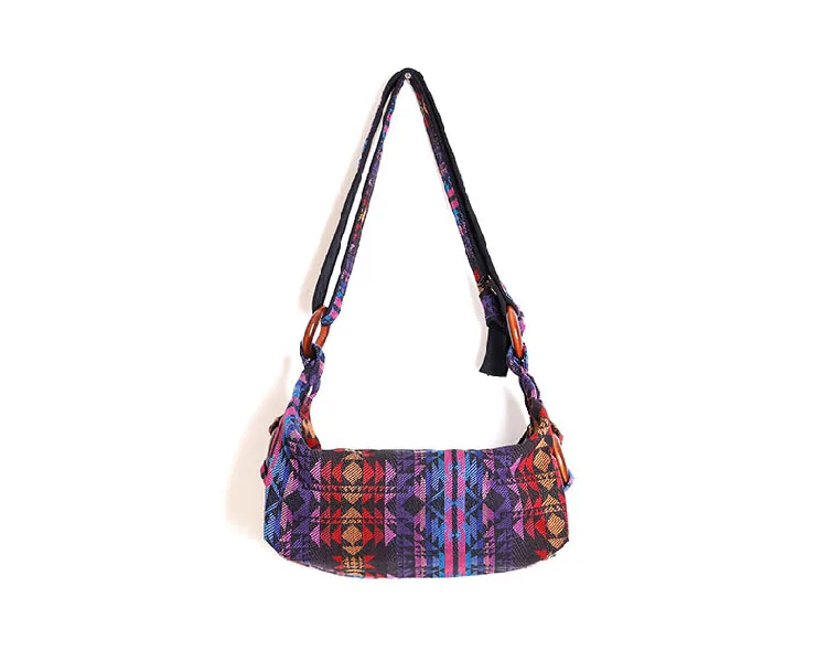  striped Hobo Cotton Sling Cross Body  women Messenger Shoulder Bag Hippie Boho Bohemian Light adjustable strap DIy Handbag womens   (8)