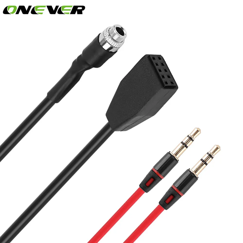 

Onever Audio Cable For 1999-2006 BMW Car AUX In Cable 3.5mm Female Jack Interface Audio Input Adapter For BMW E46 Coupe Sedan