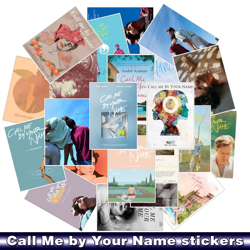 

25pcs/pack Award winning film Call Me by Your Name Stickers For Mobile Phone Car Moto Laptop Luggage Bicycle Skateboard Decal