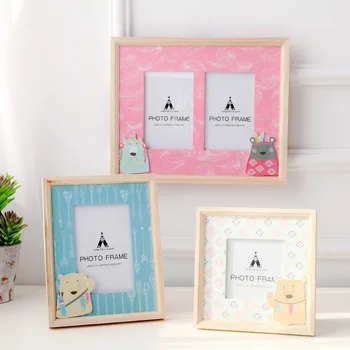 

6 Inch Photo Frame Set Up Lovely Couple Like Box Six Inch Bedroom 4 Inch Wedding Photo Girl Heart Ornaments 3