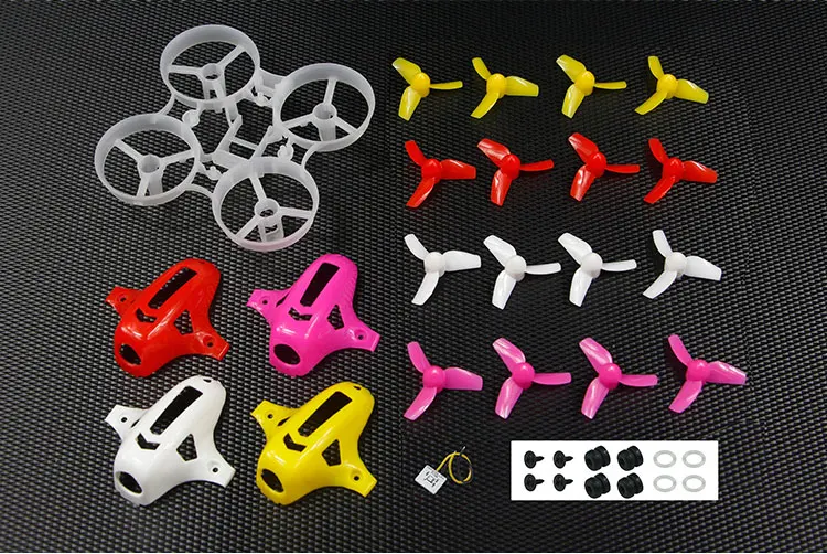 

1Set Kingkong tiny 6X 65mm Brush Frame 716 Motor FPV Rack with 31mm Propeller Shell LED Light f RC Racing Quadcopter DIY Acc